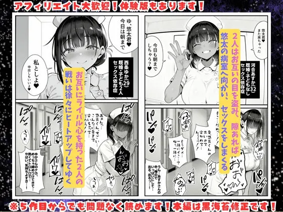 セックス依存症の人妻ナースは今日も性欲を我慢できない5‐3